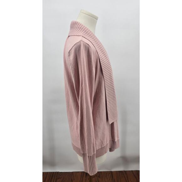 Kut Fron The Kloth Dusty Pink Waterfall Cardigan - Picture 2 of 5